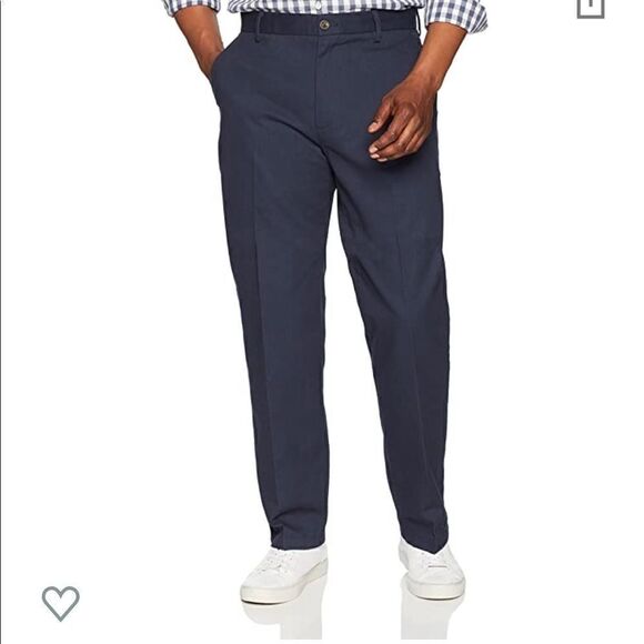 Men’s Amazon Essentials Casual Pants Navy … - Picture 2 of 4
